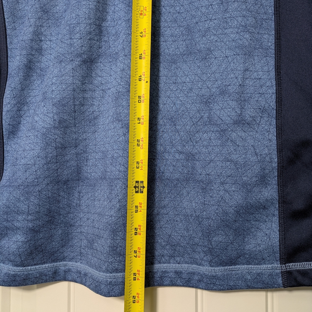 The North Face Navy/Light Blu Patterned Colorway Pullover Warm Camping Winter - Picture 11 of 16